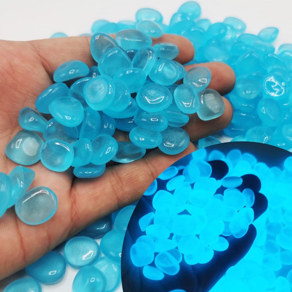 Glow-in-the-Dark Pebbles, 300 Pieces