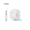 3/5/10 Reusable Magic Laundry Balls, Anti-Tangle, for Washing Machines, Silicone Dryer Balls (White, 3-Pack) view 2
