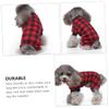 BESPORTBLE Cute Dog Sweater with Grid Pattern for Puppies view 2