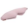 FRCOLOR Slow-Shape Pink Fabric Sleep Mask with Comfortable Fit and Light Blocking for Travel and Meetings view 1