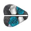 LHBWCVN Hair Towel for Women, Coral Velvet Hair Wrap with Button view 2