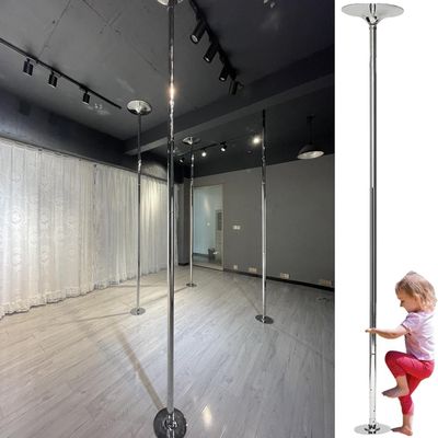 JYHHGDS Portable Adjustable 45 mm Spinning Dance Pole, 2.3–2.7 m