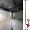JYHHGDS Portable Adjustable 45 mm Spinning Dance Pole, 2.3–2.7 m view 1