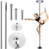 JYHHGDS Portable Adjustable 45 mm Spinning Dance Pole, 2.3–2.7 m view 2