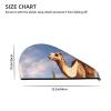 LHBWCVN Camel Hair Towel for Women, Coral Velvet Hair-Drying Cap with Button view 4