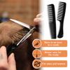 LACHT 4-Piece Wide-Tooth Comb Set, Heat-Resistant Antistatic Carbon Combs view 2