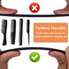 LACHT 4-Piece Wide-Tooth Comb Set, Heat-Resistant Antistatic Carbon Combs view 3