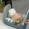 RIXANT Cozy Dog House Bed, Waterproof and Non-Slip, Removable with Cushion, Blue, L view 2
