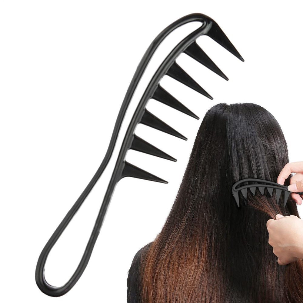 Extra-Wide Tooth Comb for Curly Hair
