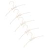 BUGUUYO Plastic Hangers for Newborns and Pets, 5-Pack view 1