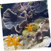 BUGUUYO 6-Piece Simulated Natural Aquarium Ornaments view 2