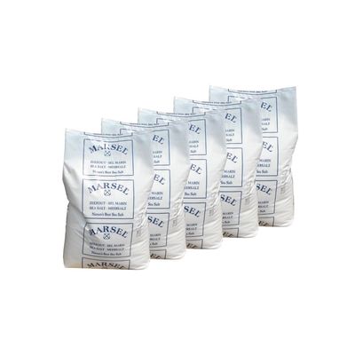 Marsel Table Salt by LinJa, Sea Salt, Cooking Salt, Seasoning Salt, Fine 0–1, 5 x 25 kg