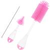 Toyvian Baby Bottle Cleaning Brush, Straw Brush and Milk Bottle Brush with Long Handle for Tall, Narrow Containers view 1