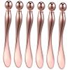 Metal Eye Cream Applicator, 6-Piece Set, Compact, Gold-Colored view 1