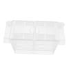 Sosoport Transparent Aquarium Breeding Box for Fish Fry with Suction Cup and Lid view 1