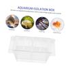 Sosoport Transparent Aquarium Breeding Box for Fish Fry with Suction Cup and Lid view 3