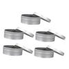 TOVINANNA 5-Piece Makeup Brush Cleaning Set with Activated Charcoal Sponges view 1
