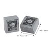 Baby Tooth Keepsake Box, Silver Alloy, 1 Pair view 2