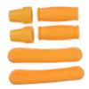 minkissy 6-Piece Crutch Grip Pads, Non-Slip Foot Caps, Soft Foam Padding, Ergonomic Design view 1