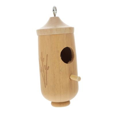 CAXUSD Hanging Hummingbird House for Outdoors, Small Decorative Birdhouse with Simple Hanging System, Lightweight and Rustic, for Garden, Balcony, or Patio
