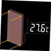 BESPORTBLE Solar-Powered Digital Aquarium Thermometer view 2