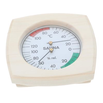 Yardwe Hygrometer for Temperature and Humidity, Easy-Install Sauna Thermometer