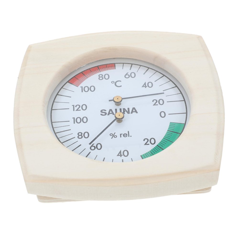 Yardwe Hygrometer for Temperature and Humidity, Easy-Install Sauna Thermometer