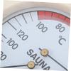 IWOWHERO Wooden Sauna Thermometer with Hygrometer for Sauna and Steam Room view 3