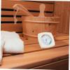 IWOWHERO Wooden Sauna Thermometer with Hygrometer for Sauna and Steam Room view 4