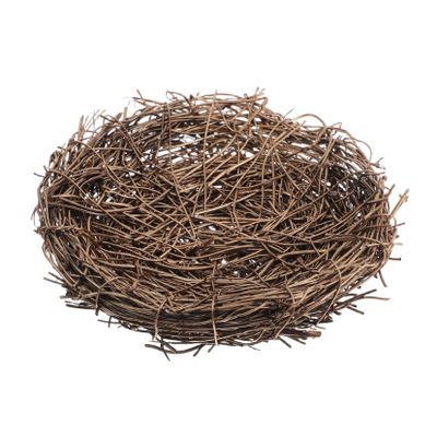 CHILDWEET Golden Rattan Bird Nest for Easter and DIY Projects