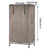 PUYEN Bird Cage Cover, Large, Universal, 130 x 96 x 59.9 cm, Removable Pet Protection (Brown) view 2