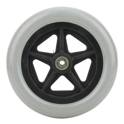 7-Inch Wheelchair Front Wheels, Rubber Wheels for Wheelchairs