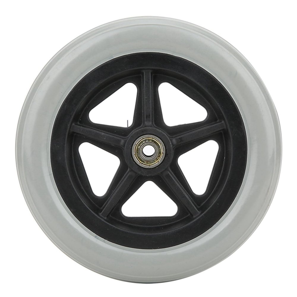 7-Inch Wheelchair Front Wheels, Rubber Wheels for Wheelchairs
