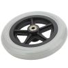 7-Inch Wheelchair Front Wheels, Rubber Wheels for Wheelchairs view 3