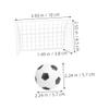 MAGICLULU PVC Soccer Cake Decorations, Reusable Birthday Party Toppers for Soccer Fans view 2