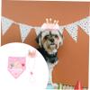 BUGUUYO Pink Dog Birthday Hat with Chic Breathable Polyester Design view 3