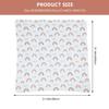 IWOWHERO 1-Set Baby Blanket and Hat, Cotton Swaddle Wrap for Newborns, Photo Prop for Baby Photography, Breathable and Durable view 2
