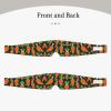 Happy Carrot Seamless Pattern Print Sleep Eye and Ear Protector Mask view 2
