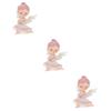 Alipis Set of 3 Ballet Girl Resin Cake Decorations view 1