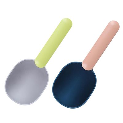 BUGUUYO 2-Piece Multifunctional Pet Food Scoops, Durable Dog and Cat Food Scoops, Thick and Easy to Clean for Portioning Food