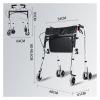 Walking Aid, Lightweight Adjustable Folding Walker view 2