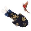 Adjustable Bird Diaper with Golden Flower Pattern for Pet Birds view 2