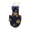 Adjustable Bird Diaper with Golden Flower Pattern for Pet Birds view 3