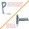 ERSINIAN Adult Forearm Crutches, Height-Adjustable Aluminum Crutch with Closed Cuff, Single Shaft, Journey view 4