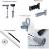 Adjustable Forearm Crutches with Closed Cuffs view 3