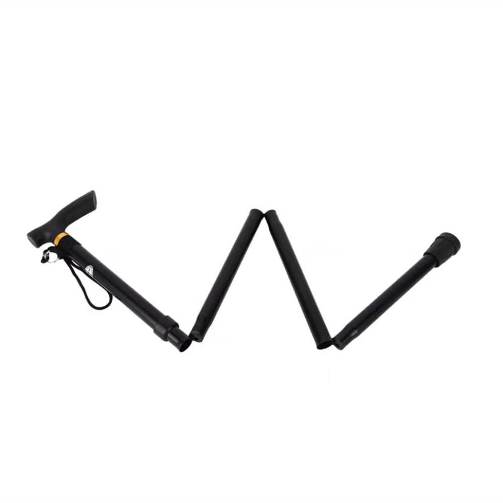 ERSINIAN Folding Walking Cane for Seniors, Black