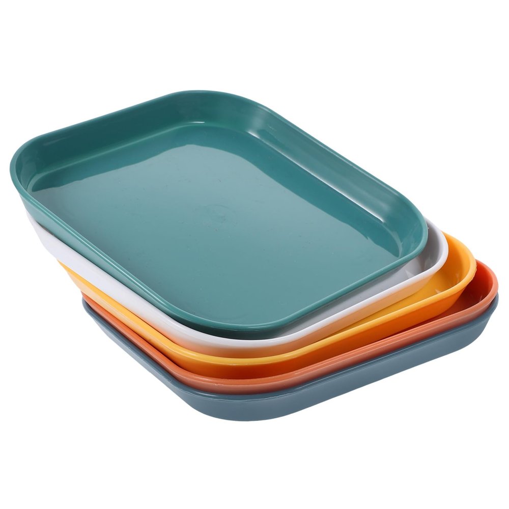 Flat Cat Food Bowls, 5-Pack, PP