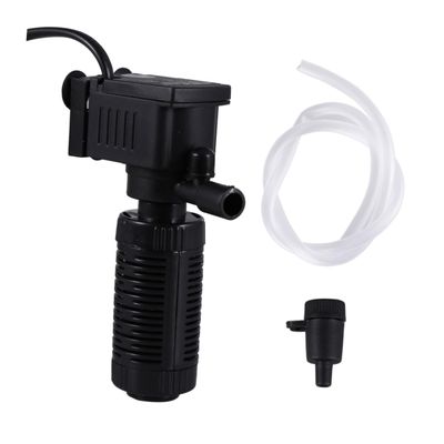 BUGUUYO 2W Mini Fish Tank Filter, Quiet and Effective Aquarium Cleaner with Integrated Oxygen Aerator