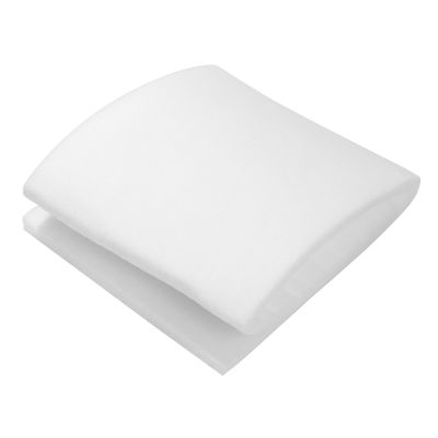 BUGUUYO Biochemical Filter Sponge, 1 m x 30 cm, Cut-to-Size White Fiber Filter Pad for Freshwater and Saltwater Aquariums