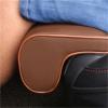 Car Seat Leg Support Extension Cushion, Leather, Coffee view 4